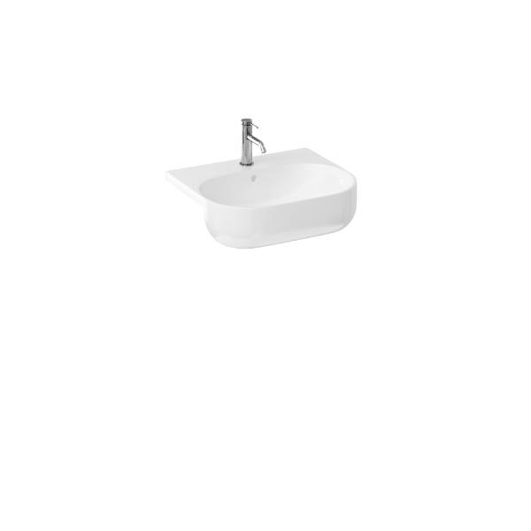 Milan 550mm Semi-recessed Basin