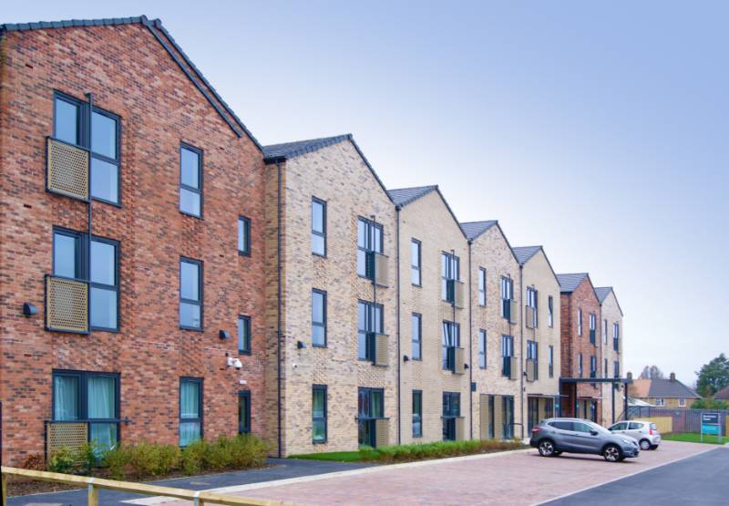 Spectus Flush Tilt & Turn Windows Specified for New Build Social House Development. 200 Spectus Flush Tilt & Turn Windows were specified for a 60-home extra care development in Grimsby.