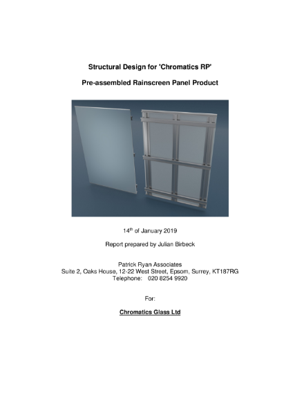 Chromatics Ventilated facade panels
