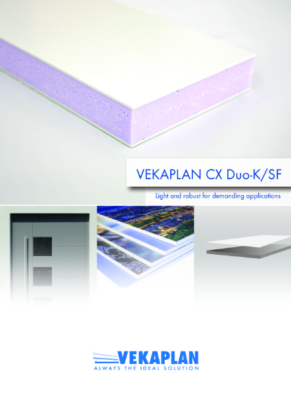 Vekaplan CX Duo - Datasheet