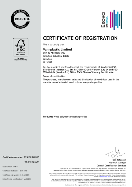 FSC Certificate