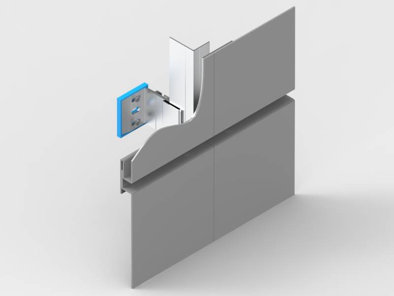 FP30 Metal Rainscreen cladding system - Sheet Metal Cladding System Solution