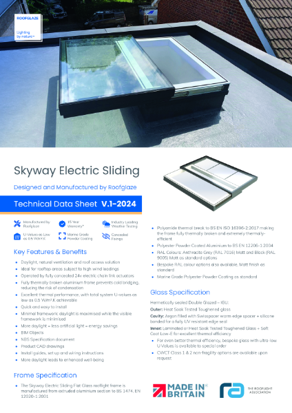 Data Sheet Electric Sliding Flat Glass