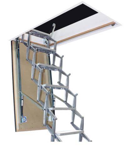 Supreme F30 Heavy Duty Retractable Ladder With Fire Rated Steel Hatch 