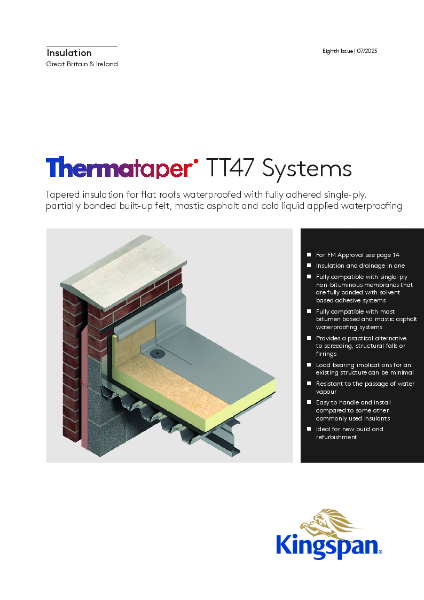 Kingspan Thermataper TT47 Brochure