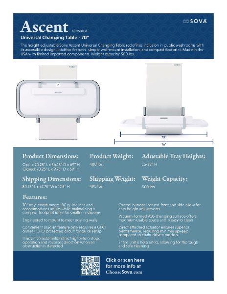 Ascent 70 Sell Sheet