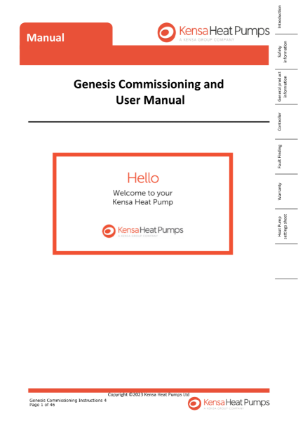 Genesis Commissioning and User Manual