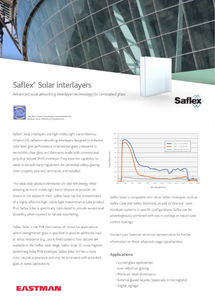 Saflex Solar Product Bulletin