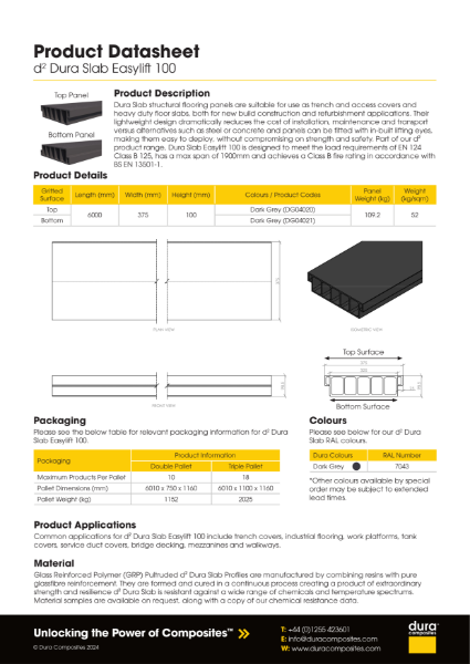 d² Dura Slab Easylift 100
