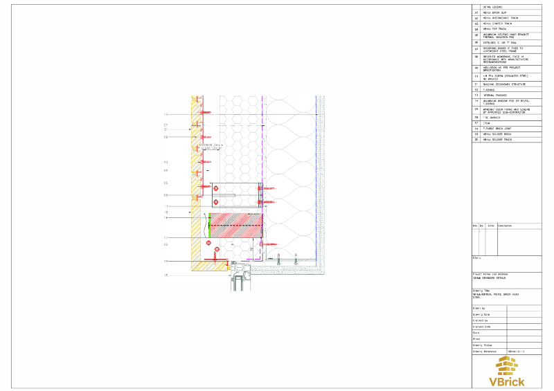 VBrick - VERTICAL PISTOL BRICK HEAD DETAIL