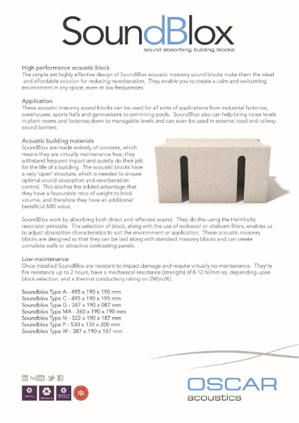 SoundBlox Acoustic Block