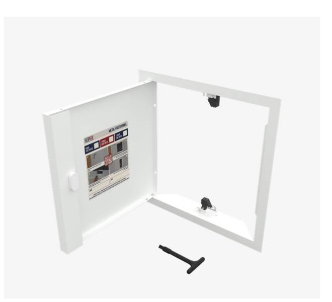 Access Panel FlipFix Metal Door Flush Lock