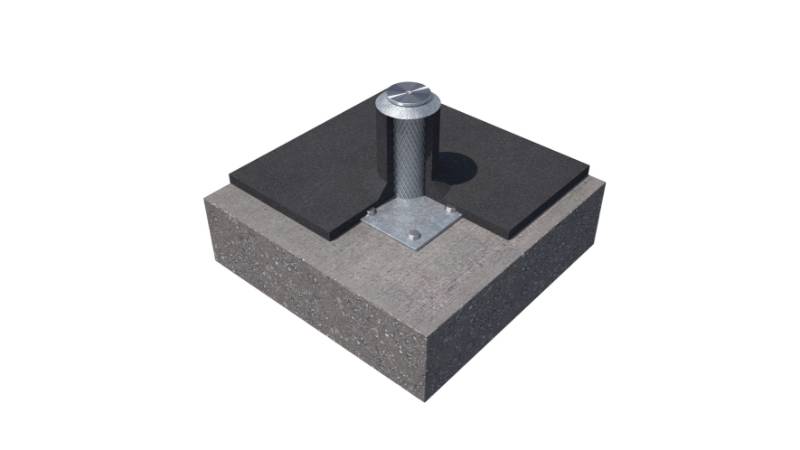 ROOFTRAK®  IFP-AS | Solar & Plant Fixing Point for Asphalt Roofs - Integrated Fixing Point System