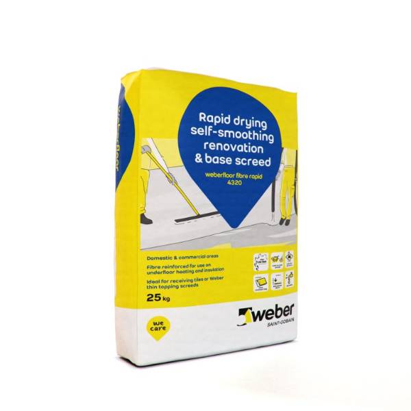 weberfloor fibre rapid 4320 - Floor Screed
