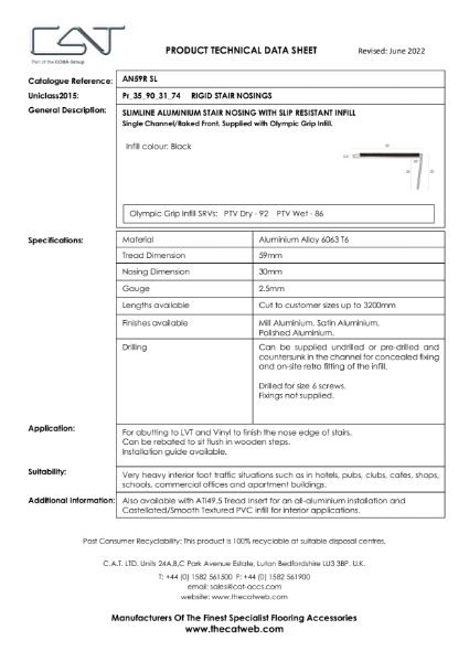 AN59R SL with Olympic Grip TDS