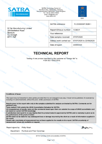 FLO0300087 Flooring Classification