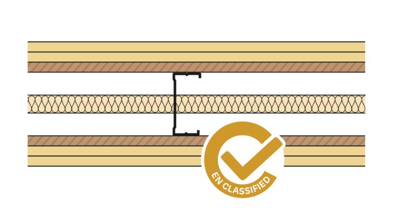 Siniat Single Frame Metal Stud Partition CS90R-215Un15Ply-25G - Metal Stud Partitioning