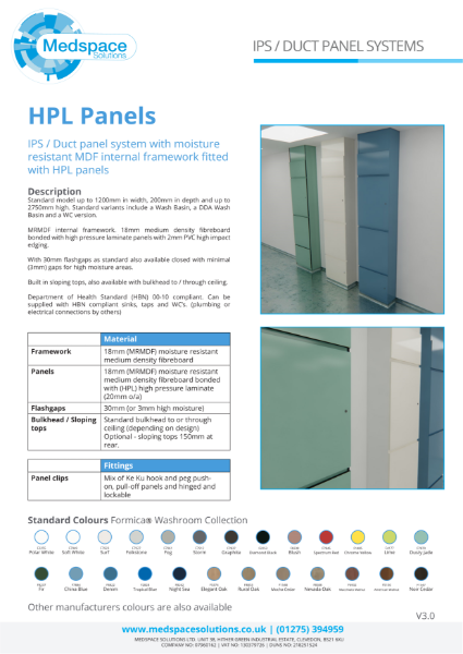 IPS Duct Panel Systems - HPL