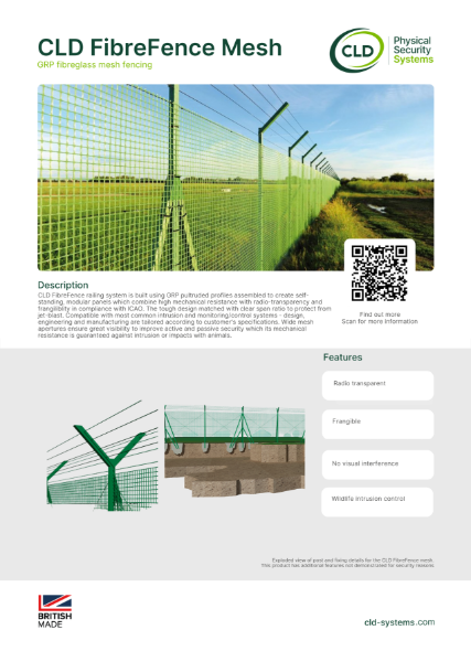 CLD FibreFence Mesh Data Sheet