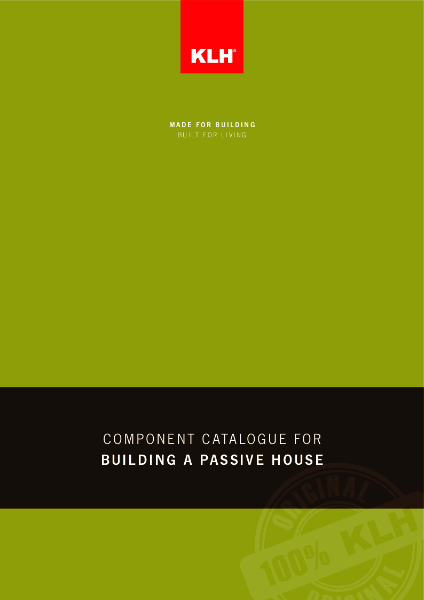 Component Catalogue for Building a Passivehaus