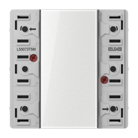 KNX - KNX Standard Push-Button Module, 3-gang, F50, LS Range