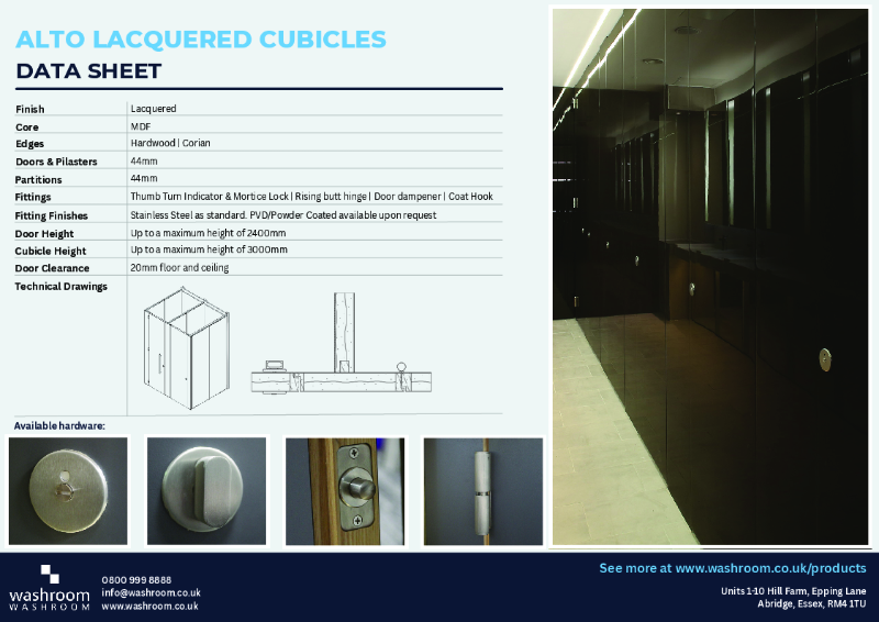 Alto Lacquered Cubicles