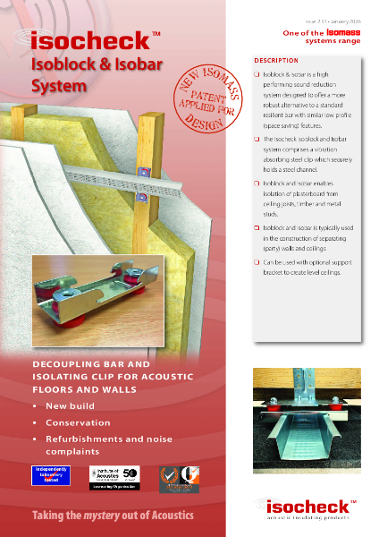 Isocheck Isoblock and Isobar - Data Sheet v2.13