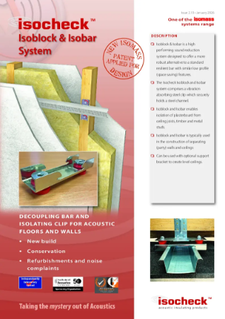 Isocheck Isoblock and Isobar - Data Sheet v2.13