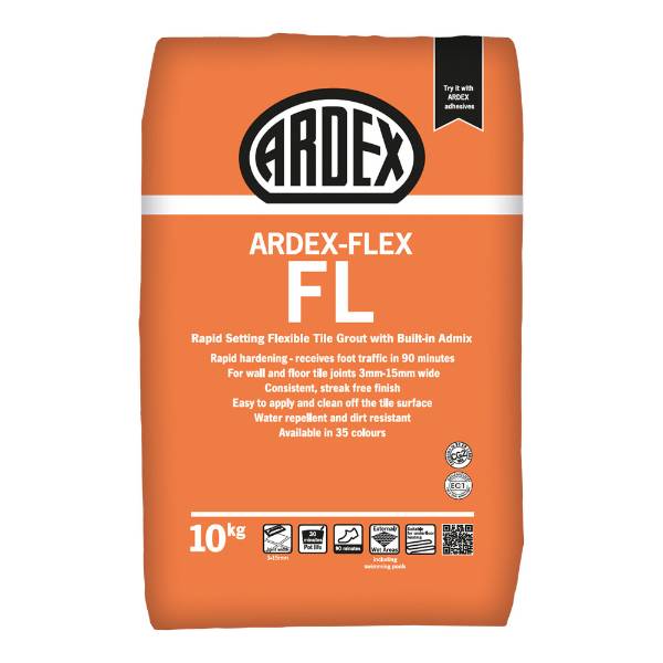 ARDEX-FLEX FL Flexible Rapid Set Tile Grout for Wide Joints