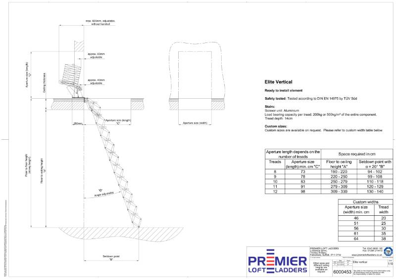 Vertical wall loft ladder - Elite Vertical