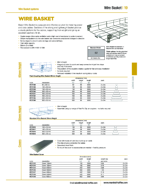 Wire Basket Catalogue