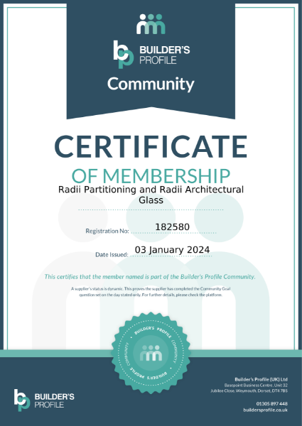 Certificate of Builder's Profile Premium Membership