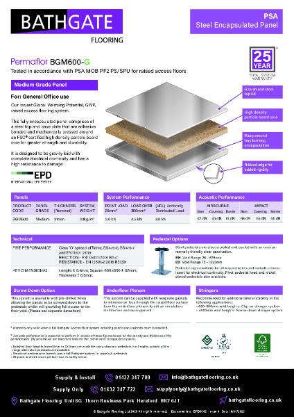 BGM600 - G Datasheet