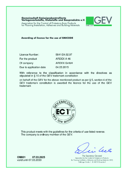 GEV-EMICODE® EC1 PLUS