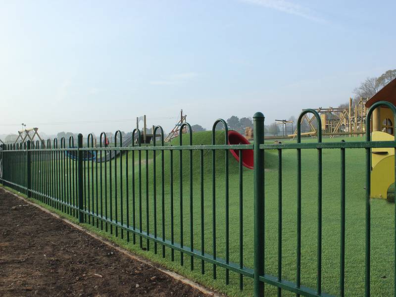 Mote Park Play Area Anti Trap Bow Top Fencing