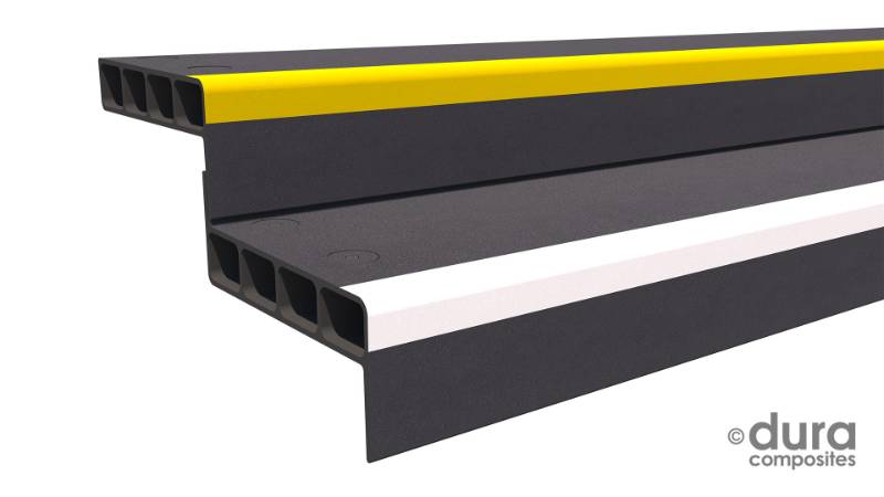d² Dura Slab Structural Stair Treads - GRP structural stair treads