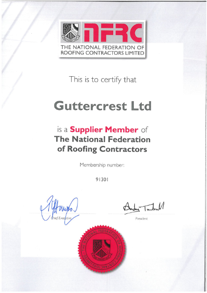 NFRC Certificate