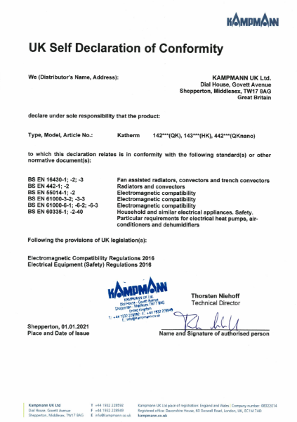 UK Conformity Assessed (UKCA)