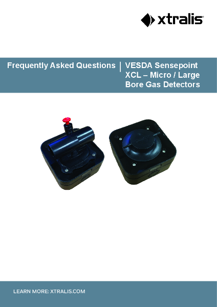 XTRALIS VESDA Sense point Gas Detection FAQ's
