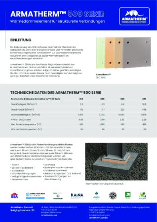 Armatherm_500Series_Data_Sheet_DE_230725
