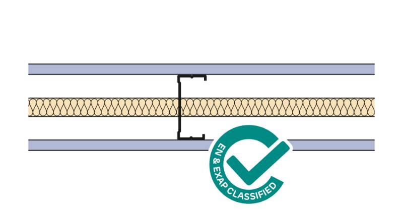 Siniat Single Frame Metal Stud Partition CS90R(400)-15dB-25G - Metal Stud Partitioning