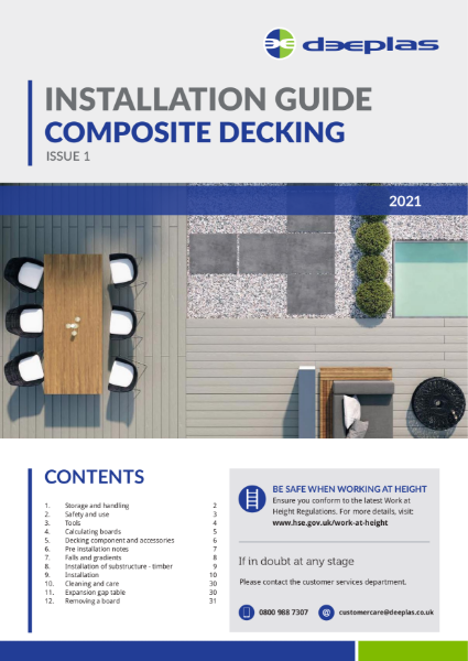Deeplas Composite Decking Installation Guide