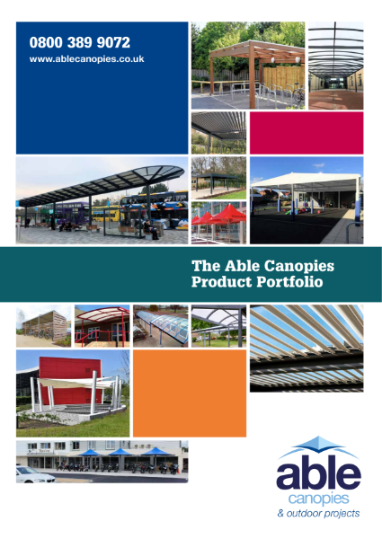 Able Canopies Product Portfolio