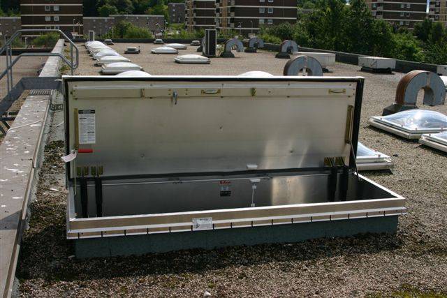 Bilco Roof Hatches - Service Stair Access L-50TB - Roof ...