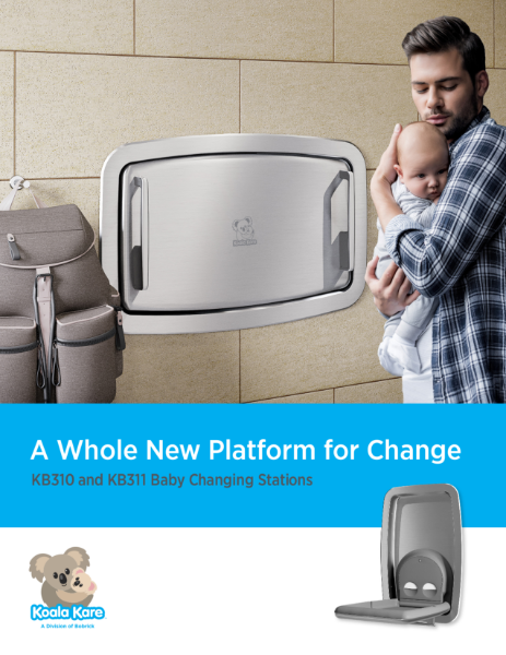 New Stainless Steel Nappy Changing Stations from Koala Kare