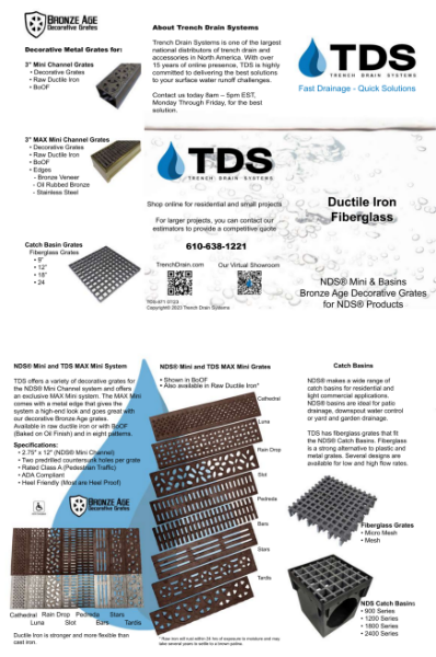 Ductile Iron Decorative Grating