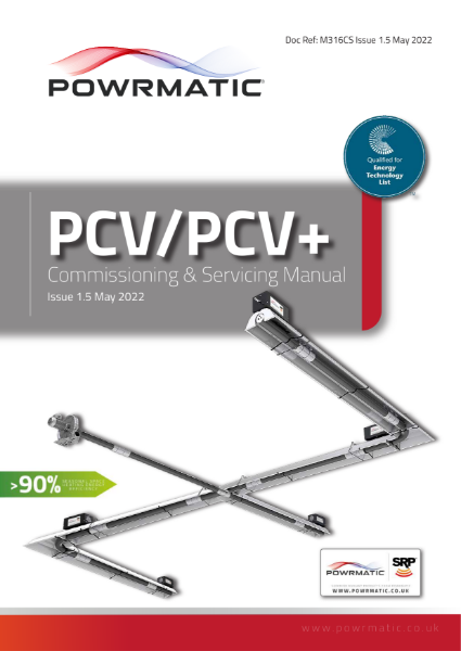 PCV/PCV+ Commissioning & Service Manual - issue 1.5 May 22