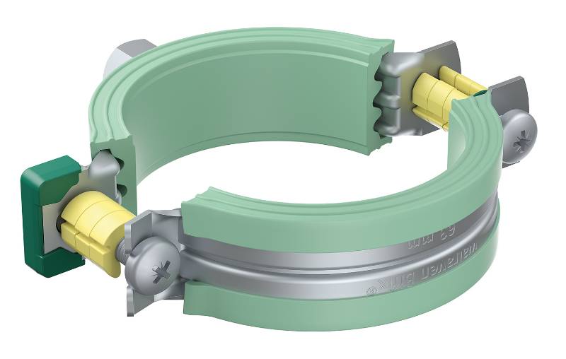 Bifix 5000 G2 - Pipe Clamp with Lining