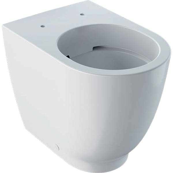 Acanto Floor-Standing WC, Washdown, Raised, Back-To-Wall, Shrouded, Rimfree