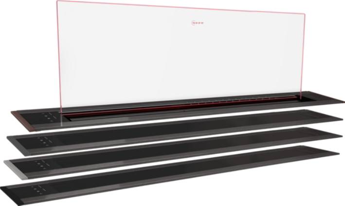 NEFF GlassDraft surface ventilation (downdraft). 90cm. Various colours